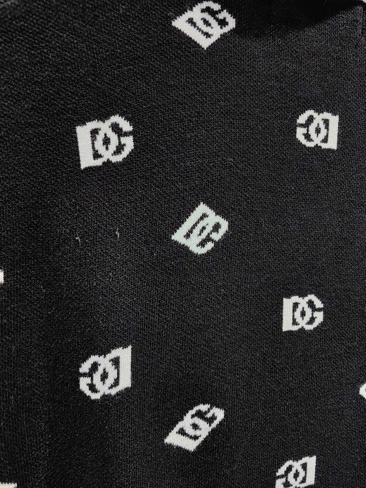 𝘿𝙊𝙇𝘾𝙀 & 𝙂𝘼𝘽𝘽𝘼𝙉𝘼 2025/ss New Arrival polo DG 14 Breathable Black Sizes 46 48 50 52